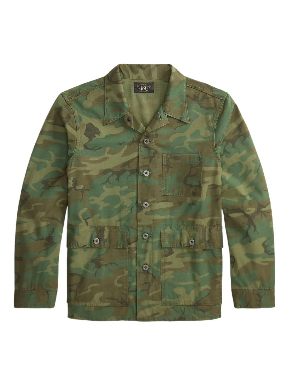 Рубашка с камуфляжным принтом Ralph Lauren Rrl, зеленый
Рубашка с камуфляжным принтом Ralph Lauren Rrl, зеленый