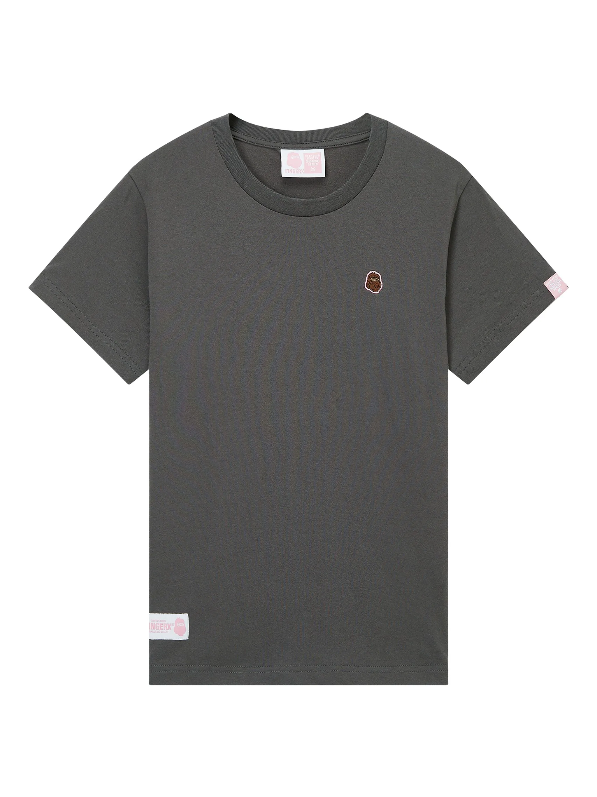Футболка с вышитым логотипом Fingercroxx, серый
Футболка с вышитым логотипом Fingercroxx, серый