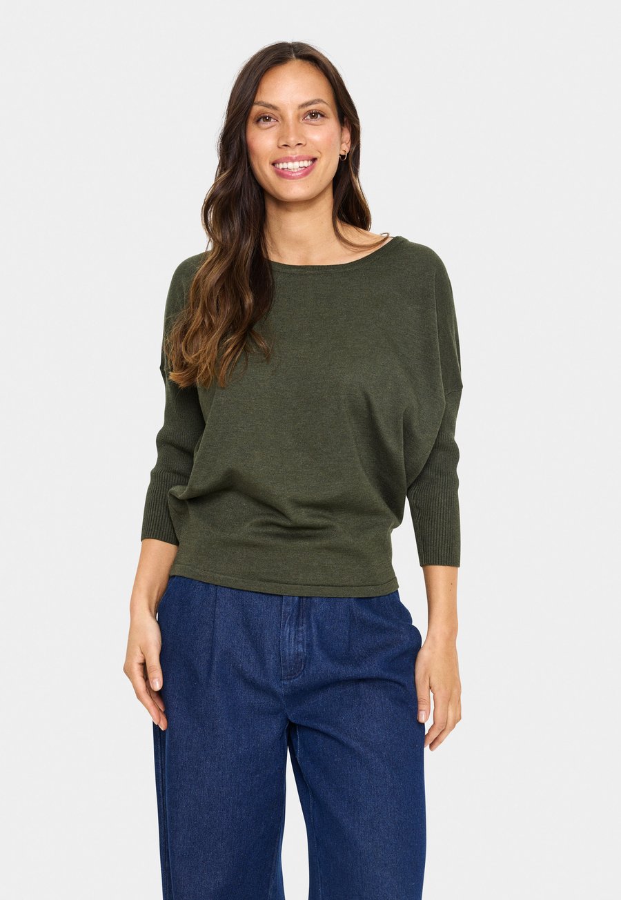 Джемпер Saint Tropez Jumper, Army Green Melange/Khaki
Джемпер Saint Tropez Jumper, Army Green Melange/Khaki