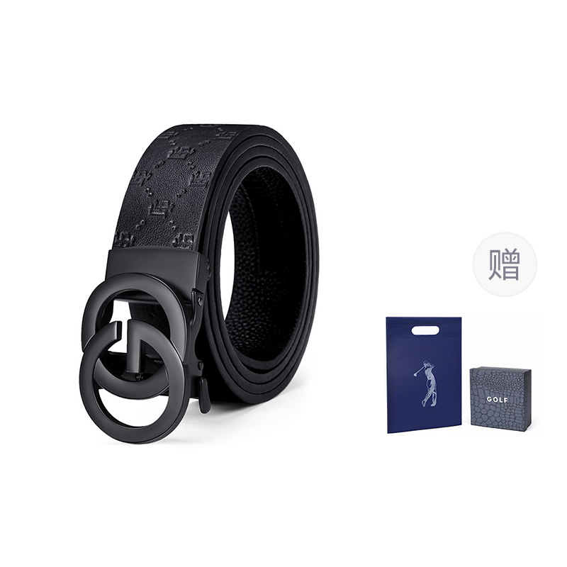 GOLF Ремень из натуральной кожи с автоматической пряжкой, Mist Black Style 2 (Gift Box Set)
GOLF Ремень из натуральной кожи с автоматической пряжкой, Mist Black Style 2 (Gift Box Set)