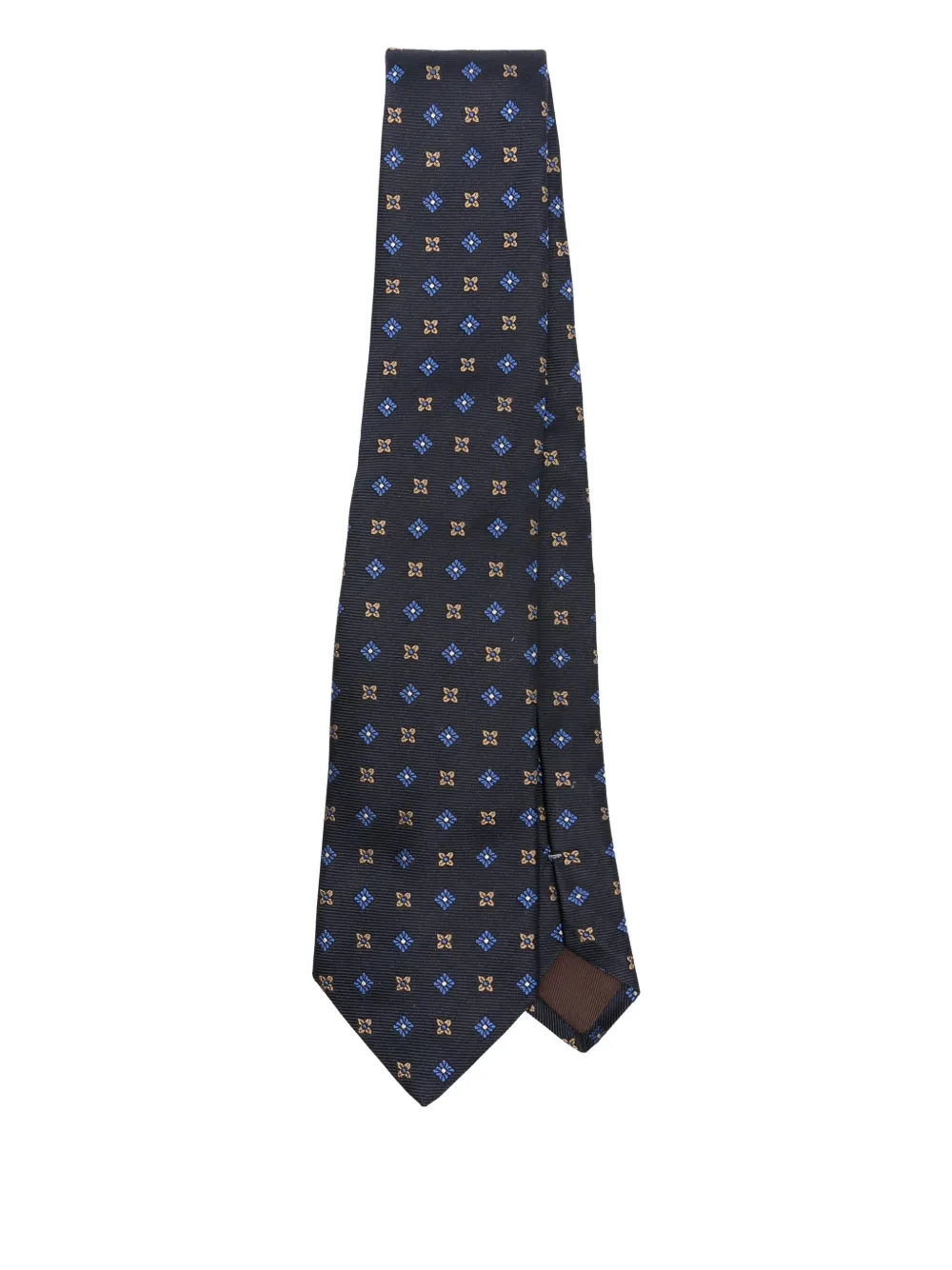 Шелковый галстук с цветочным узором Canali, синий
Шелковый галстук с цветочным узором Canali, синий