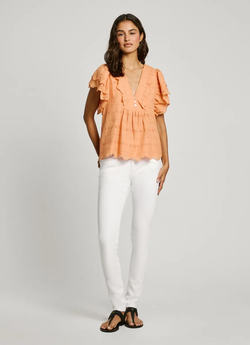 Женские джинсы-скинни с завышенной талией из эластичной ткани Pepe Jeans, белый
Женские джинсы-скинни с завышенной талией из эластичной ткани Pepe Jeans, белый