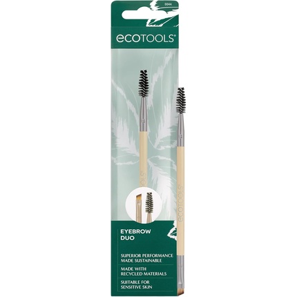 EcoTools Eyebrow Brush Duo Tame Sculpt Fill Brows Многоцелевой гель-пудра Крем Двусторонняя скошенная кисть для бровей Экологически чистый Не тестируется на животных Веганский 1 шт
EcoTools Eyebrow Brush Duo Tame Sculpt Fill Brows Многоцелевой гель-пудра Крем Двусторонняя скошенная кисть для бровей Экологически чистый Не тестируется на животных Веганский 1 шт