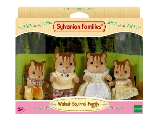 Sylvanian Families, Коллекционные фигурки, Набор «Семейство белок»
Sylvanian Families, Коллекционные фигурки, Набор «Семейство белок»