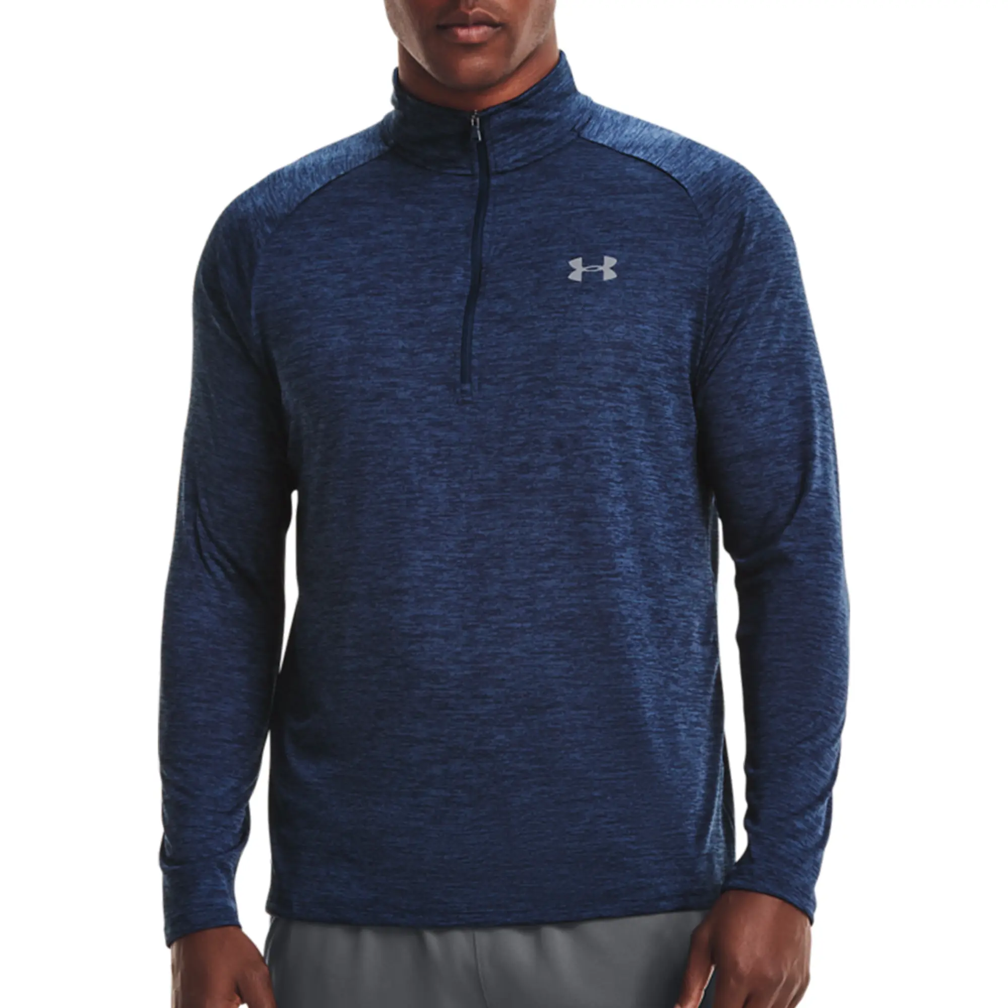 Мужская технологичная рубашка с половинной молнией Under Armour, Academy/Steel
Мужская технологичная рубашка с половинной молнией Under Armour, Academy/Steel