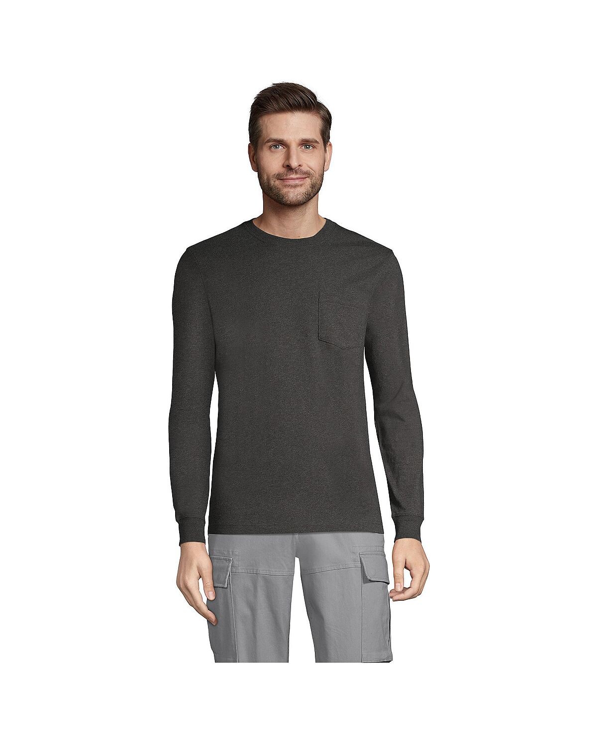 Мужская футболка Super-T с длинным рукавом и карманом для высоких мужчин Lands' End
Мужская футболка Super-T с длинным рукавом и карманом для высоких мужчин Lands' End