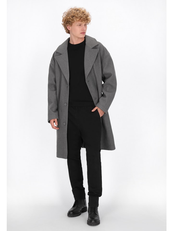 Мужское пальто серого меланжа MO
Мужское пальто серого меланжа MO