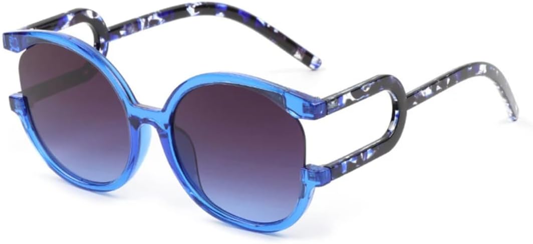 Большие круглые солнцезащитные очки для женщин и мужчин в стиле ретро с градиентным покрытием, защитой от УФ-излучения UV400 и красочным леопардовым принтом UATXTAU, Blue Gray Gradient
Большие круглые солнцезащитные очки для женщин и мужчин в стиле ретро с градиентным покрытием, защитой от УФ-излучения UV400 и красочным леопардовым принтом UATXTAU, Blue Gray Gradient