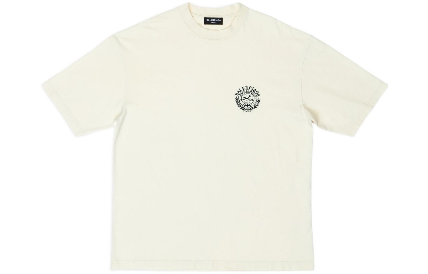 Футболка с изображением ножниц Balenciaga, светло-бежевый
Футболка с изображением ножниц Balenciaga, светло-бежевый