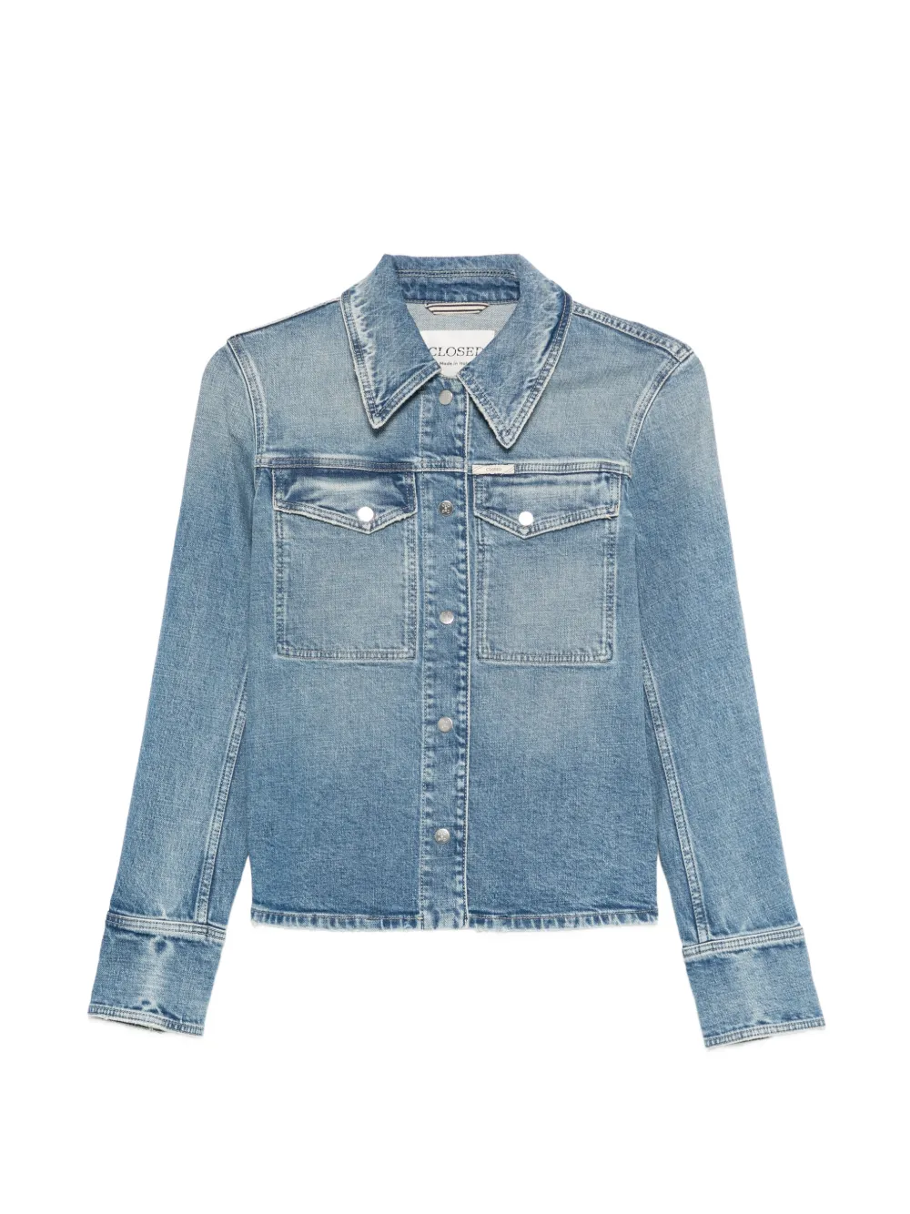 Джинсовая рубашка с нагрудным карманом в стиле utility Closed, синий
Джинсовая рубашка с нагрудным карманом в стиле utility Closed, синий