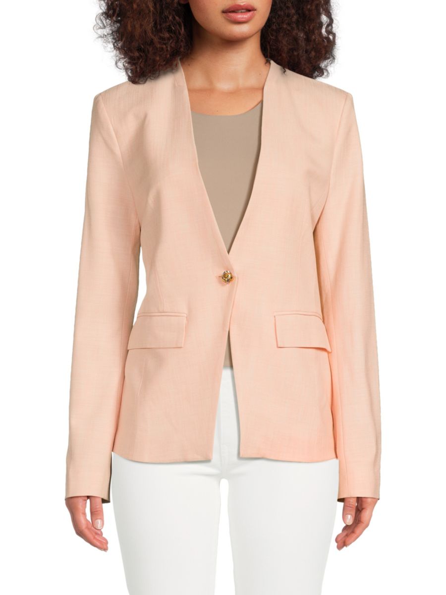 Однобортный блейзер Perez Derek Lam 10 Crosby, цвет Sherbert
Однобортный блейзер Perez Derek Lam 10 Crosby, цвет Sherbert