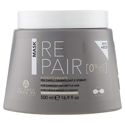 Alama Repair Реструктурирующая маска для поврежденных волос 500мл, Alama Professional
Alama Repair Реструктурирующая маска для поврежденных волос 500мл, Alama Professional