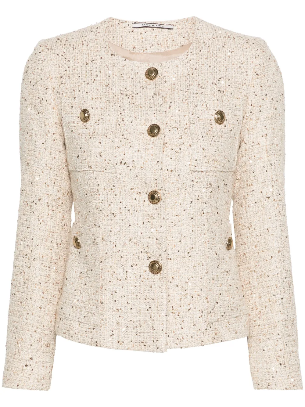 Твидовый жакет Beverly TAGLIATORE, нейтральный
Твидовый жакет Beverly TAGLIATORE, нейтральный