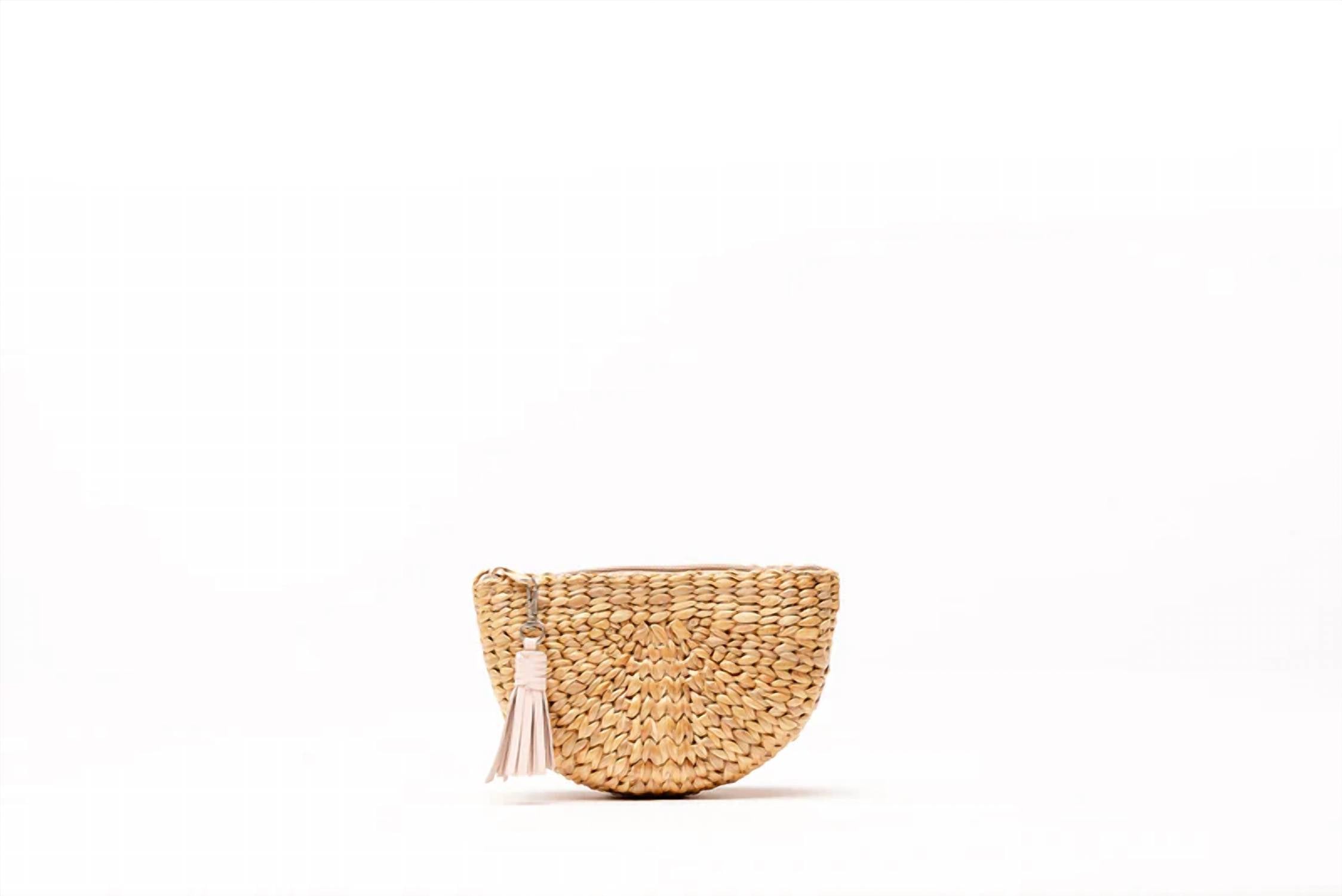 Сумка-кошелек Casey с кисточками в бежевом и розовом цветах Sea & Grass
Сумка-кошелек Casey с кисточками в бежевом и розовом цветах Sea & Grass