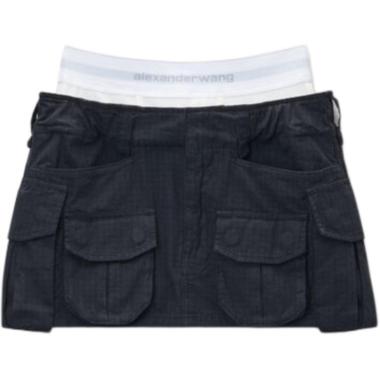 Эластичная юбка-карго с логотипом Asphalt Alexander Wang
Эластичная юбка-карго с логотипом Asphalt Alexander Wang