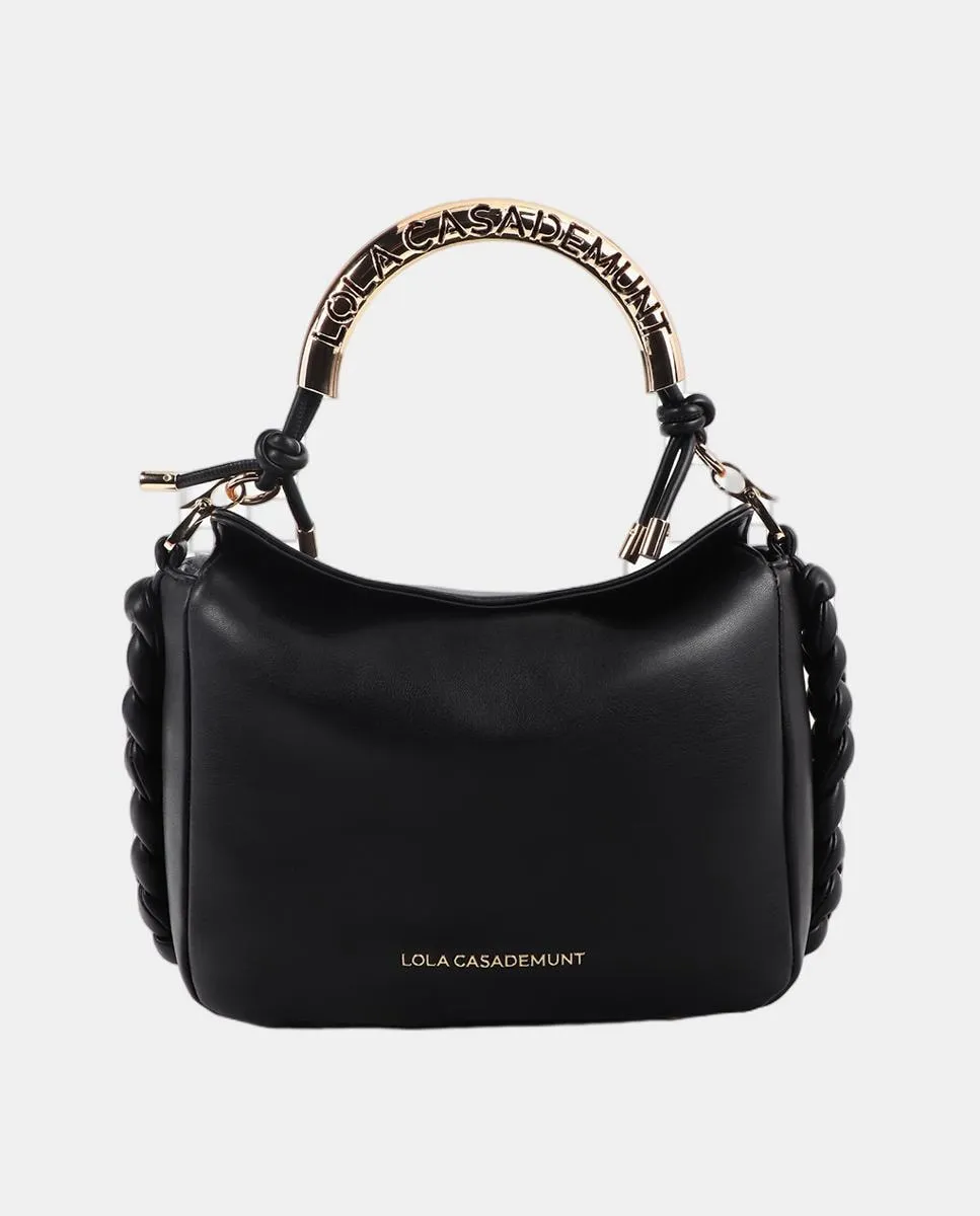 Сумка через плечо с металлизированной ручкой на заказ Lola Casademunt, черный
Сумка через плечо с металлизированной ручкой на заказ Lola Casademunt, черный
