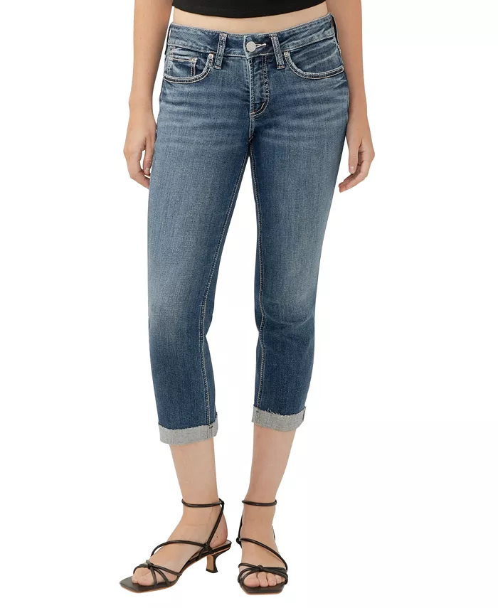 Женские джинсы-капри Britt Low Rise Curvy Fit Silver Jeans Co., синий
Женские джинсы-капри Britt Low Rise Curvy Fit Silver Jeans Co., синий