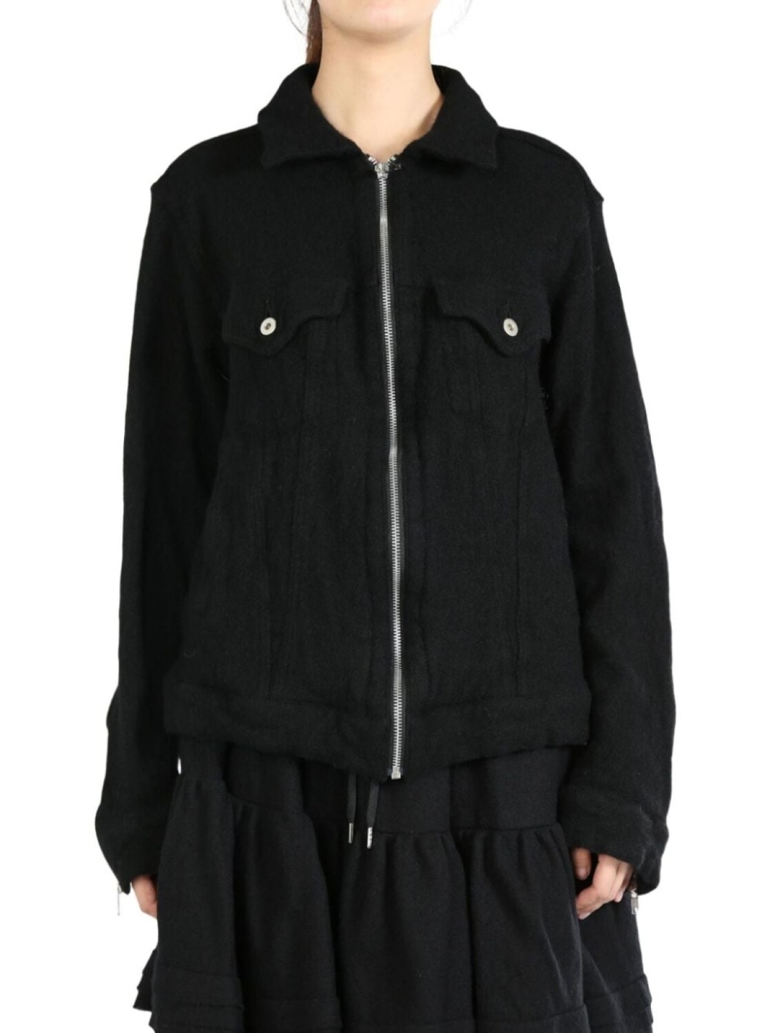 Черная куртка на молнии Comme Des Garçons Black Comme Des Garçons, черный
Черная куртка на молнии Comme Des Garçons Black Comme Des Garçons, черный