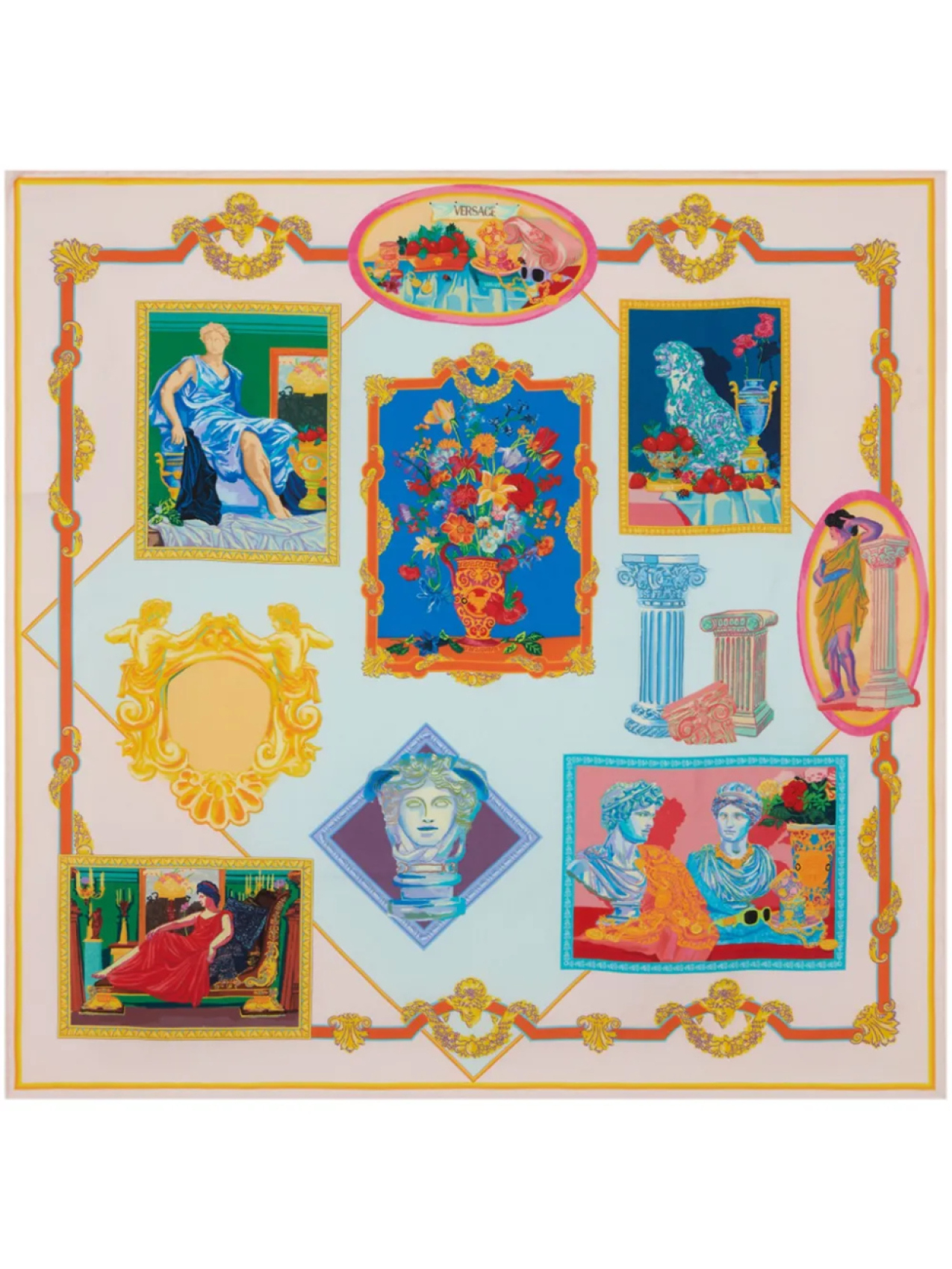 Платок с принтом Versace, розовый
Платок с принтом Versace, розовый