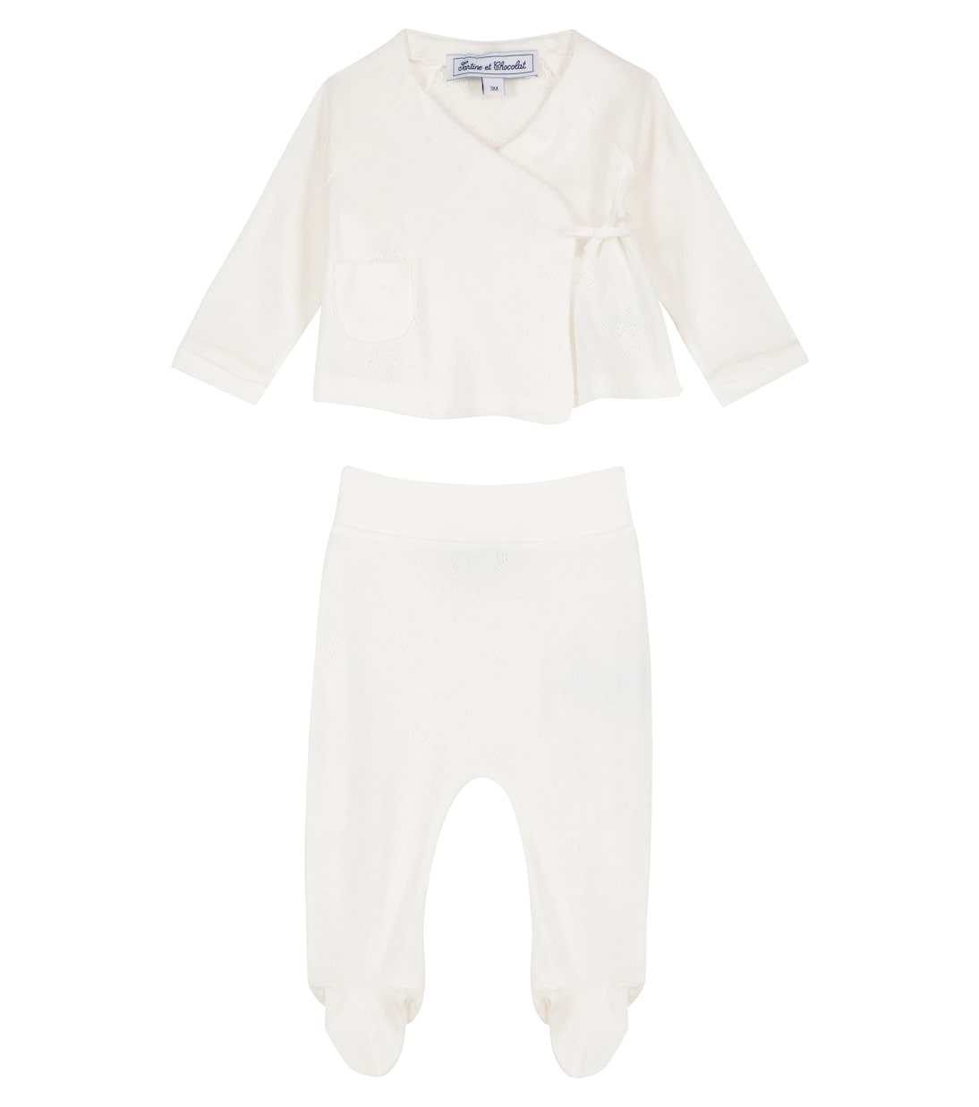 Детский комплект из хлопкового кардигана и леггинсов Tartine et Chocolat, Craie
Детский комплект из хлопкового кардигана и леггинсов Tartine et Chocolat, Craie