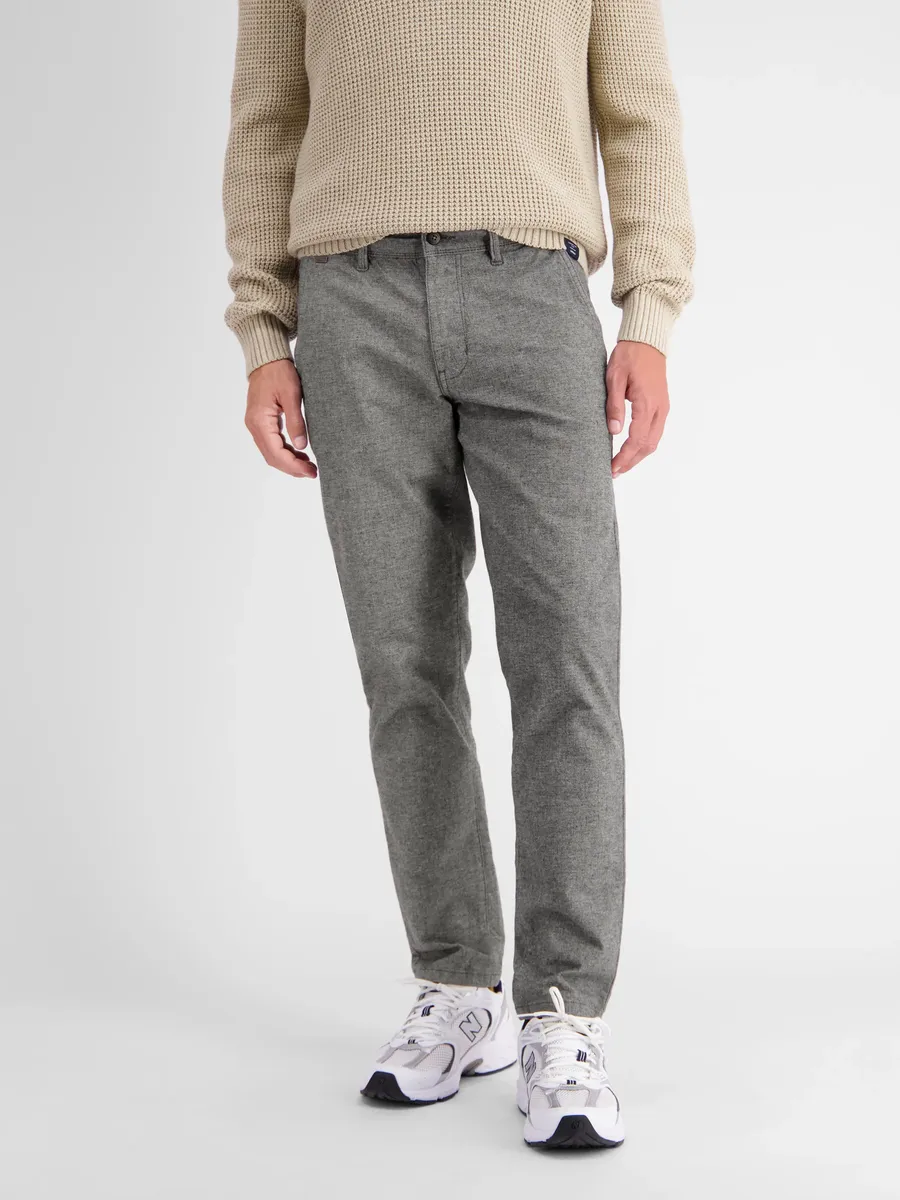 Брюки-чиносы LERROS "Чиносы LERROS, меланж", цвет Dark Graphite
Брюки-чиносы LERROS "Чиносы LERROS, меланж", цвет Dark Graphite