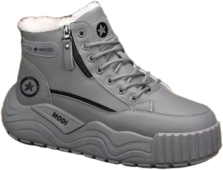 Мужские зимние ботинки с толстой подошвой, теплые и удобные для осени и зимы. Резиновая противоскользящая подошва. Зашнуровываются Fusecottc, серый
Мужские зимние ботинки с толстой подошвой, теплые и удобные для осени и зимы. Резиновая противоскользящая подошва. Зашнуровываются Fusecottc, серый