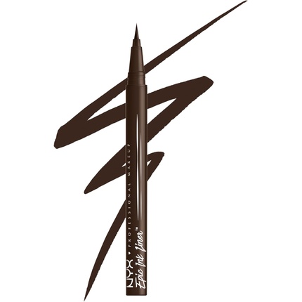 Профессиональная подводка для глаз Epic Ink Liner Brush Tip с жидким наконечником для макияжа до 24 NYX
Профессиональная подводка для глаз Epic Ink Liner Brush Tip с жидким наконечником для макияжа до 24 NYX