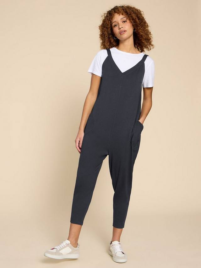 Комбинезон из джерси с напуском selina White Stuff, угольный
Комбинезон из джерси с напуском selina White Stuff, угольный