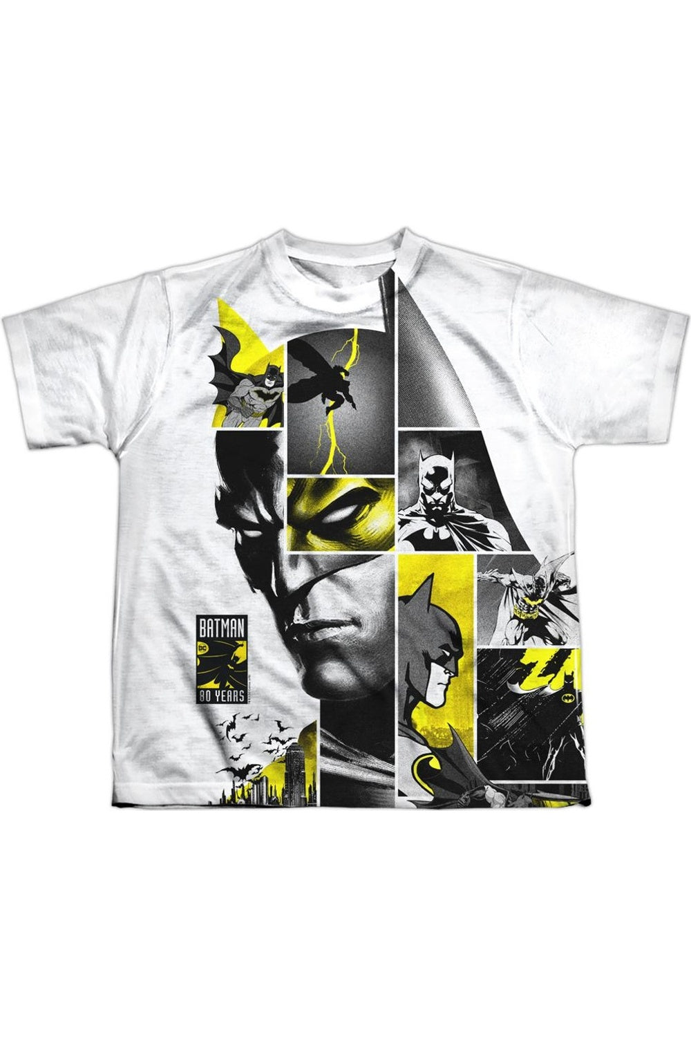 Футболка с принтом Batman 80th Panels для детей с коротким рукавом Gildan, белый
Футболка с принтом Batman 80th Panels для детей с коротким рукавом Gildan, белый