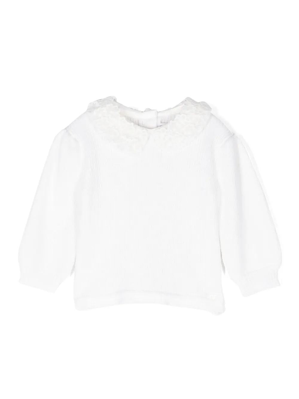 Свитер с цветочной вышивкой Tartine Et Chocolat, белый
Свитер с цветочной вышивкой Tartine Et Chocolat, белый