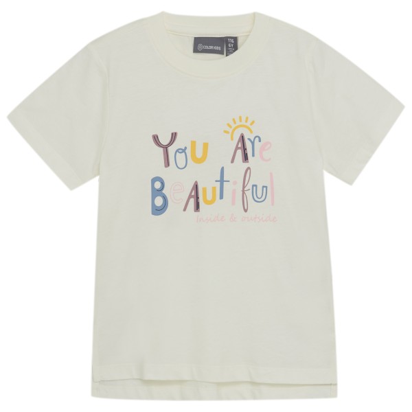 Футболка детская для девочек из хлопка с принтом, размер s/s - t-shirt Color Kids, белый
Футболка детская для девочек из хлопка с принтом, размер s/s - t-shirt Color Kids, белый