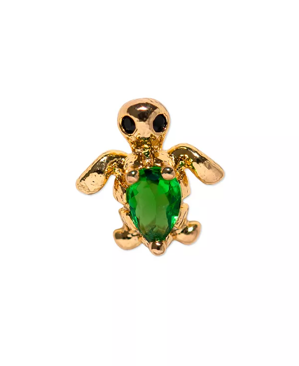 Позолоченные серьги в виде маленьких черепашьих кристаллов для пирсинга Girls Crew, gold
Позолоченные серьги в виде маленьких черепашьих кристаллов для пирсинга Girls Crew, gold