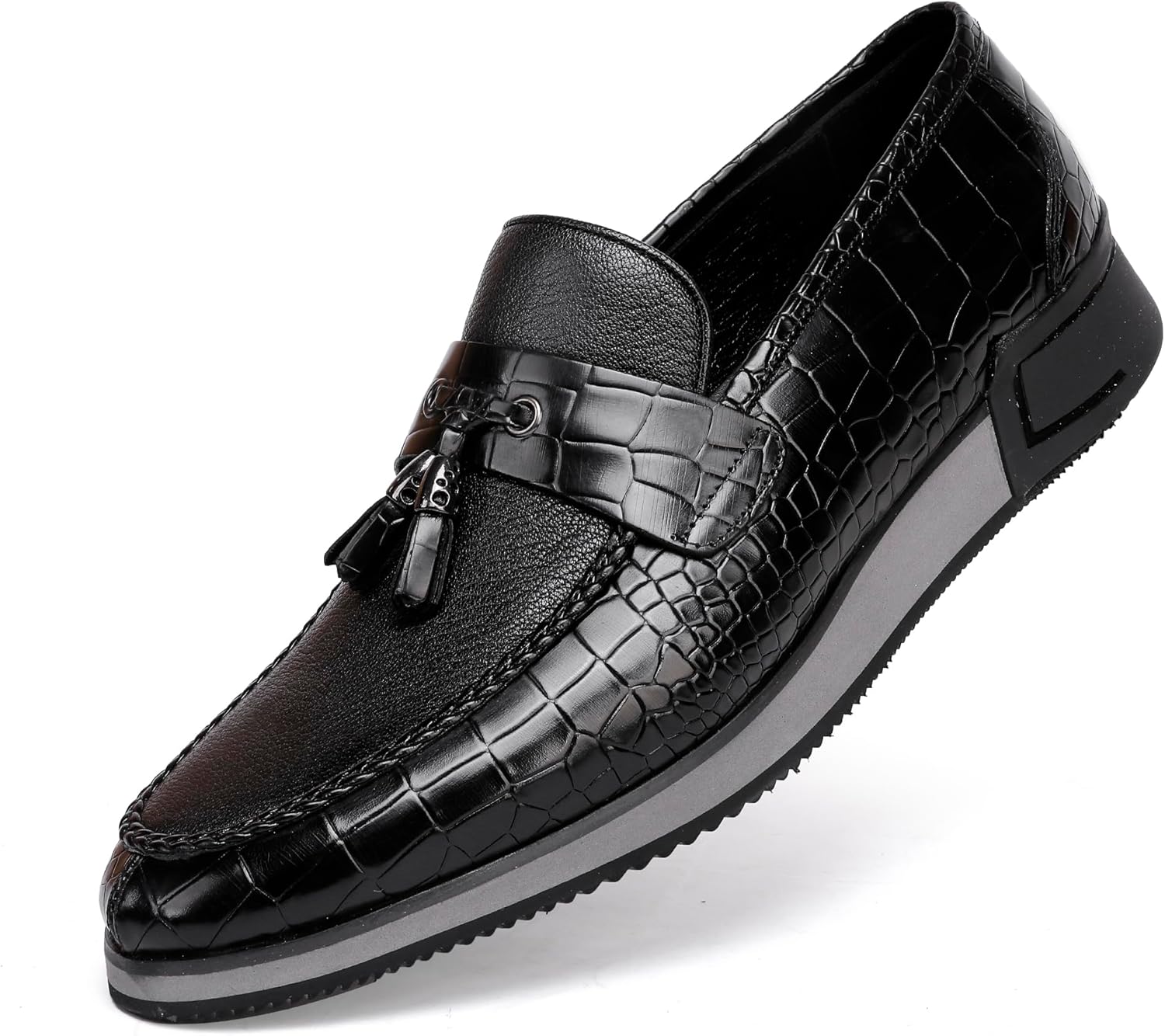 Повседневные мужские кроссовки, модные деловые лоферы, классические кожаные туфли для мужчин Generic, черный
Повседневные мужские кроссовки, модные деловые лоферы, классические кожаные туфли для мужчин Generic, черный