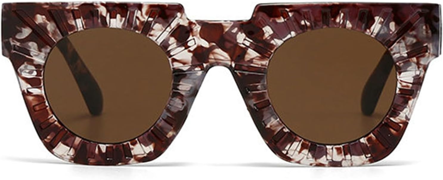 Солнцезащитные очки Willochra в винтажном квадратном стиле для женщин, модные в 90-х, с толстой оправой, футуристические, прямоугольные, цвета шампанского, с защитой от УФ-излучения UV400, Flower
Солнцезащитные очки Willochra в винтажном квадратном стиле для женщин, модные в 90-х, с толстой оправой, футуристические, прямоугольные, цвета шампанского, с защитой от УФ-излучения UV400, Flower