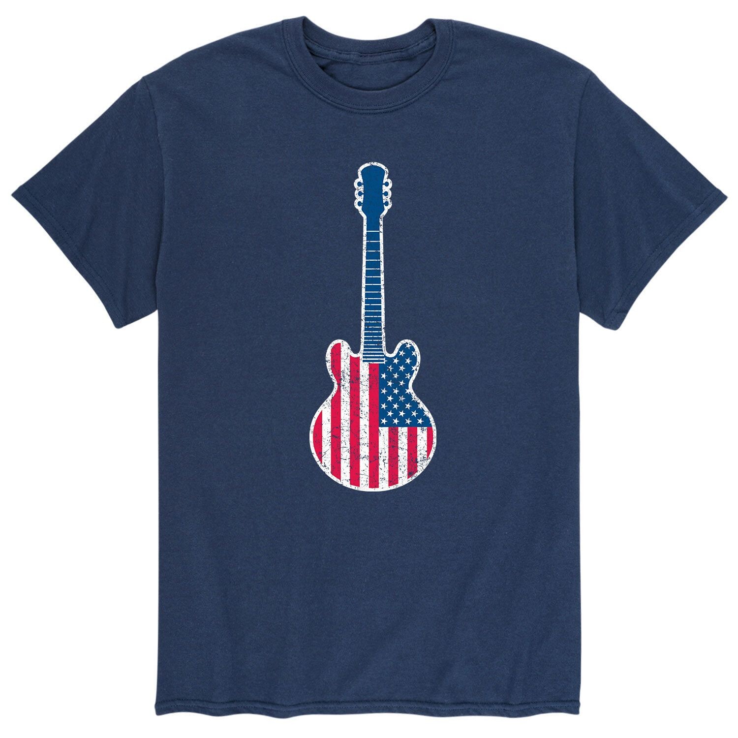 Мужская футболка с флагом США и гитарой Licensed Character
Мужская футболка с флагом США и гитарой Licensed Character