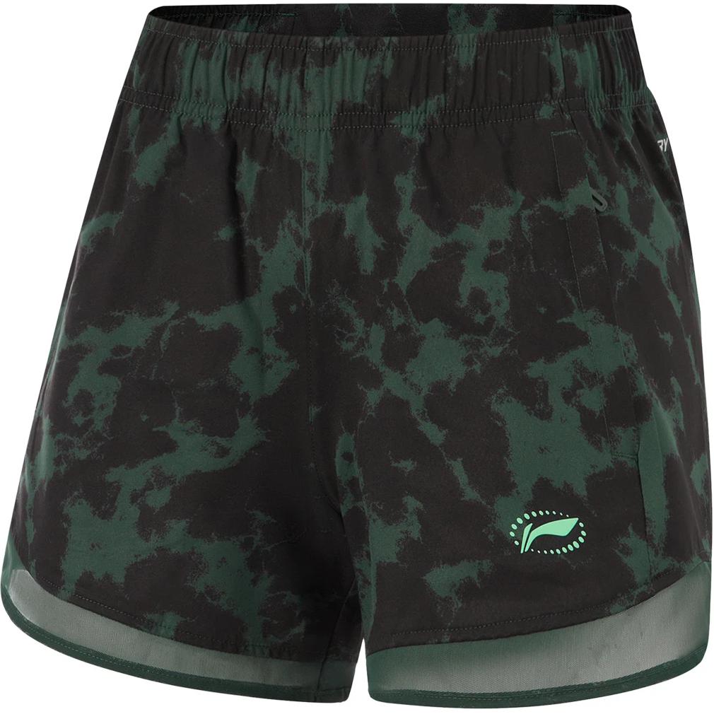 Женские спортивные шорты для бега LiNing Running Collection тёмно-зелёные чёрные
Женские спортивные шорты для бега LiNing Running Collection тёмно-зелёные чёрные
