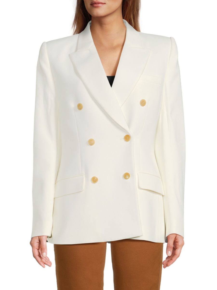 Двубортный блейзер Nathan Khaite, слоновая кость
Двубортный блейзер Nathan Khaite, слоновая кость