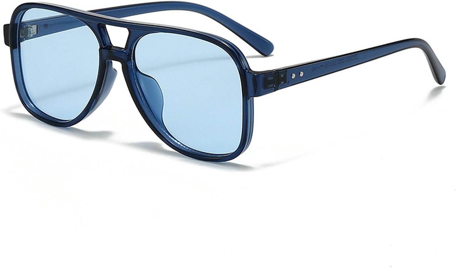 Винтажные солнцезащитные очки-пилот с двойной перемычкой для женщин и мужчин, большие синие солнцезащитные очки в крупной оправе, защита от ультрафиолета UV400 mincl, Blue
Винтажные солнцезащитные очки-пилот с двойной перемычкой для женщин и мужчин, большие синие солнцезащитные очки в крупной оправе, защита от ультрафиолета UV400 mincl, Blue