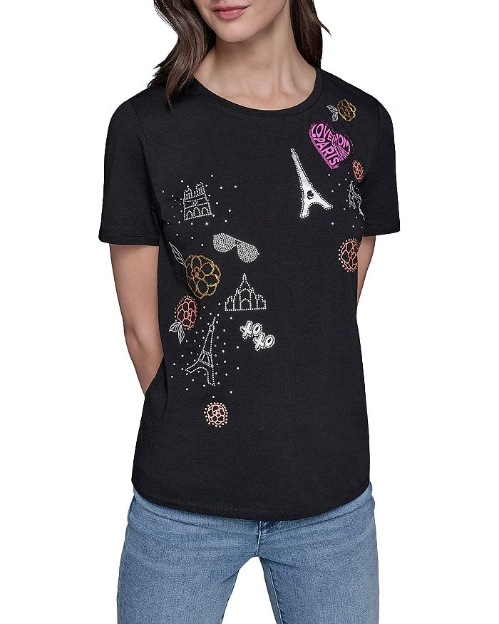 Футболка Paris Whimsy KARL LAGERFELD PARIS, черный
Футболка Paris Whimsy KARL LAGERFELD PARIS, черный