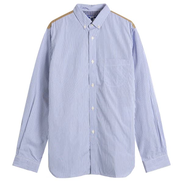 Полосатая нейлоновая рубашка Junya Watanabe Man, синий
Полосатая нейлоновая рубашка Junya Watanabe Man, синий