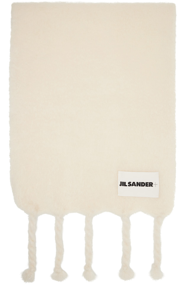 Широкий шарф из шерстяной смеси Jil Sander, белый
Широкий шарф из шерстяной смеси Jil Sander, белый
