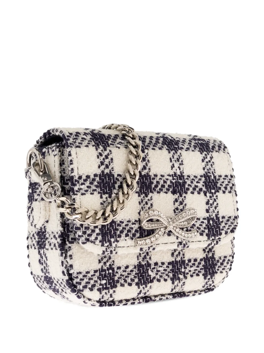 Клетчатая сумка через плечо с бантом Self-Portrait, белый
Клетчатая сумка через плечо с бантом Self-Portrait, белый