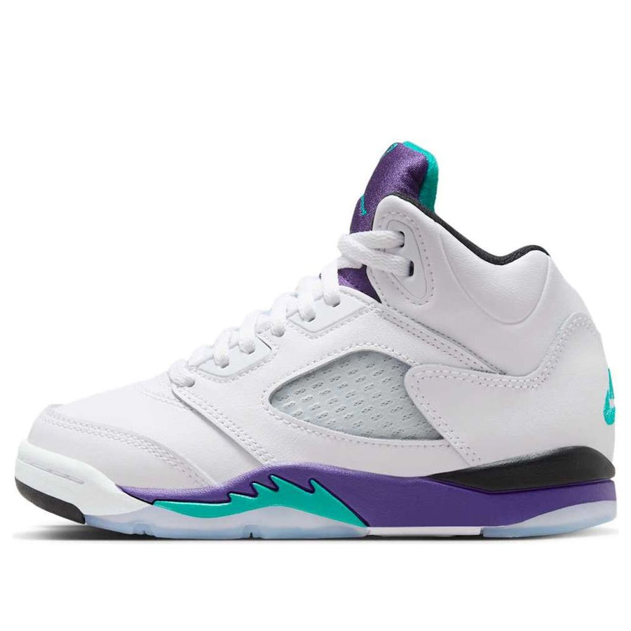 Кроссовки (PS) Air Jordan 5 Retro 'Grape' 2025, белый 
Кроссовки (PS) Air Jordan 5 Retro 'Grape' 2025, белый