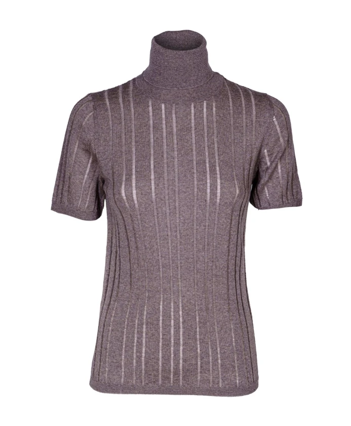 Рваный шерстяной свитер с короткими рукавами Mauro Grifoni, серый
Рваный шерстяной свитер с короткими рукавами Mauro Grifoni, серый