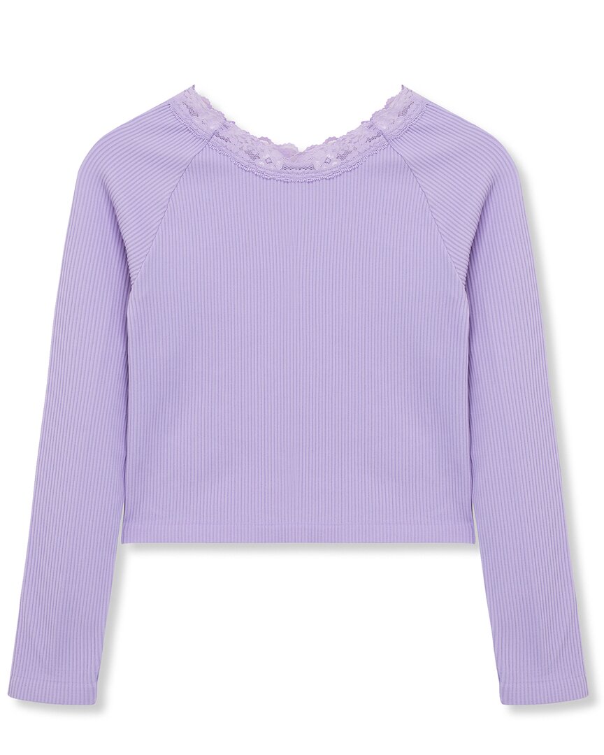 Кружевной топ в рубчик Truce, фиолетовый
Кружевной топ в рубчик Truce, фиолетовый