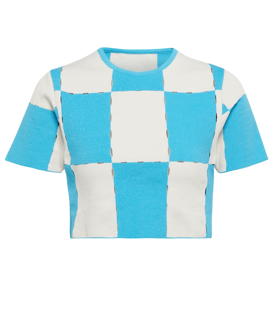 Топ с ажурной вязкой Jacquemus, Multi-Blue
Топ с ажурной вязкой Jacquemus, Multi-Blue