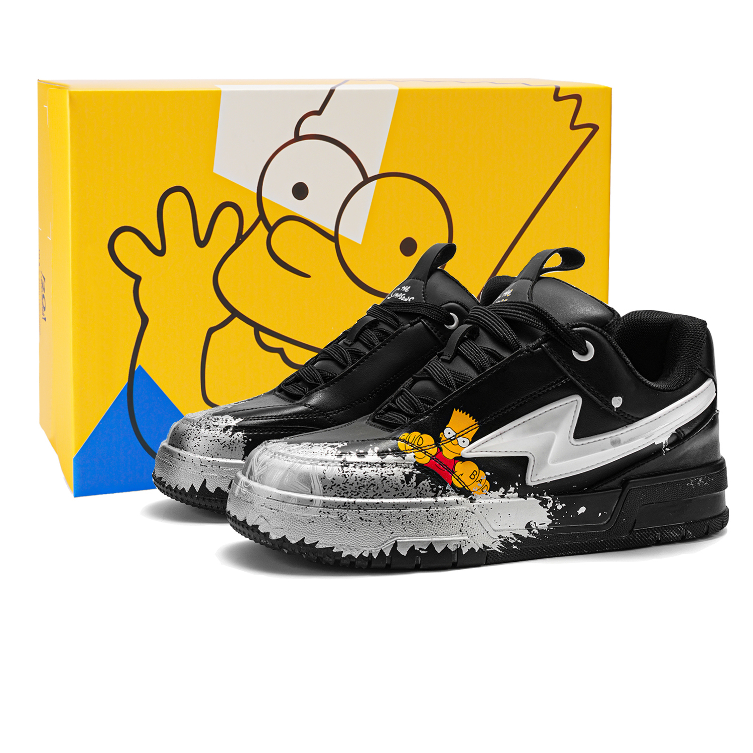 The Simpsons Юнисекс скейтборд кроссовки низкие белые серебристые бежевые красные черные серебристые черные серебристые, цвет Black Silver
The Simpsons Юнисекс скейтборд кроссовки низкие белые серебристые бежевые красные черные серебристые черные серебристые, цвет Black Silver