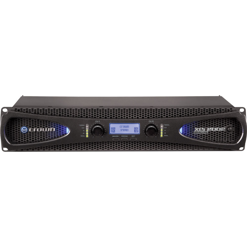 Crown Audio XLS 2002 Stereo Power Amplifier XLS2002
Crown Audio XLS 2002 Stereo Power Amplifier XLS2002