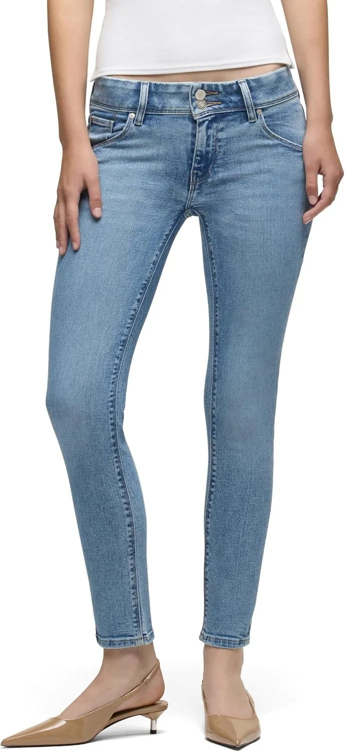 Hudson Womens Collin Mid Rise Skinny Jean с задними карманами на клапане
Hudson Womens Collin Mid Rise Skinny Jean с задними карманами на клапане