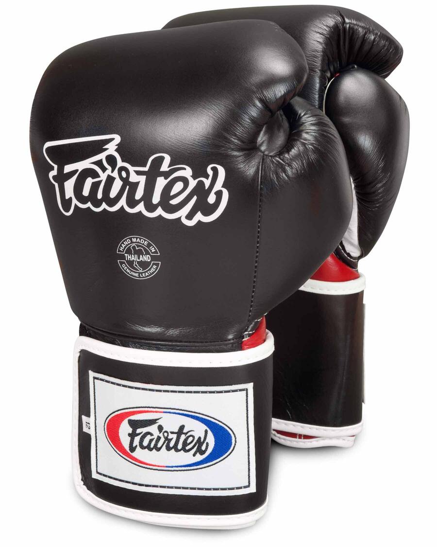 Кожаные боксерские перчатки Fairtex BGV5 для суперспарринга — черно-красно-белые, 14 унций
Кожаные боксерские перчатки Fairtex BGV5 для суперспарринга — черно-красно-белые, 14 унций